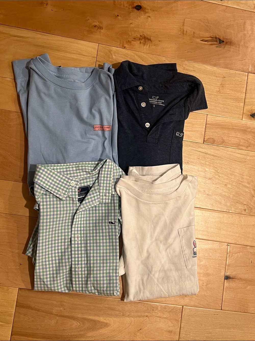 Vineyard Vines Lot Kids Button-Down & Tees Set long / short sleeve size large 16